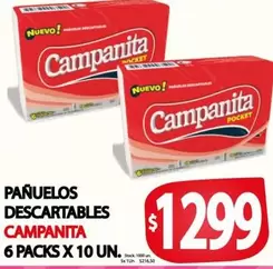 Campanita - PAÑUELOS DESCARTABLES