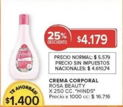 Hinds - CREMA CORPORAL