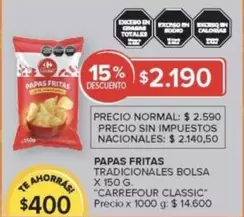 Carrefour - Papas Fritas Tradicionales