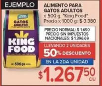 King Food - ALIMENTO PARA GATOS ADULTOS