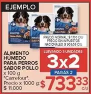 Carrefour - ALIMENTO HÚMEDO PARA PERROS SABOR POLLO