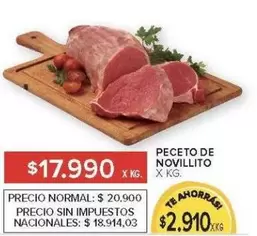 X$ - PECETO DE NOVILLITO