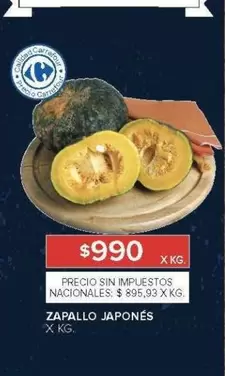 Carrefour - ZAPALLO JAPONÉS