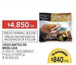 X$ - CROCANTE DE MERLUZA