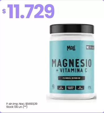 MAGNESIO + VITAMINA C
