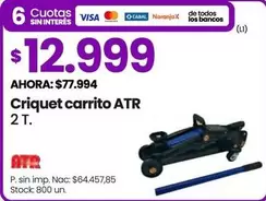 Cricquet carrito ATR
