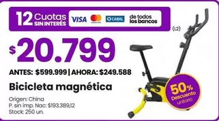 Origen - Bicicleta magnética