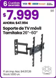 Soporte de TV móvil