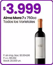Alma Mora -  7 x 750cc