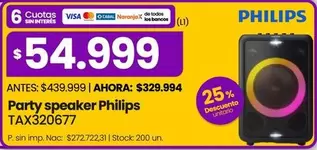 Philips - Party speaker TAX320677