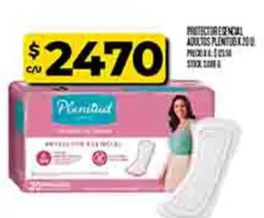 Plenitud - PROTECTOR ESENCIAL ADULTOS PLENITUD X 20