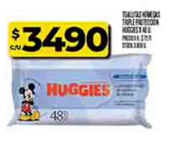 Huggies - TOALLITAS HÚMEDAS TRIPLE PROTECCIÓN