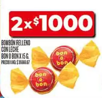 Bon o Bon - BOMBÓN RELLENO CON LECHE