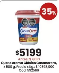 Casancrem - Queso crema Cl0sico