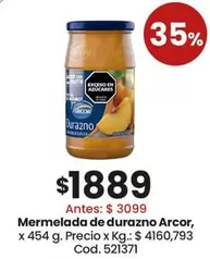 Arcor - Mermelada de durazno