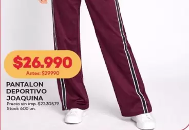 PANTALON DEPORTIVO JOAQUINA