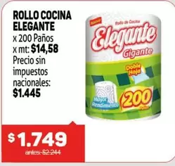 Elegante - ROLLO COCINA