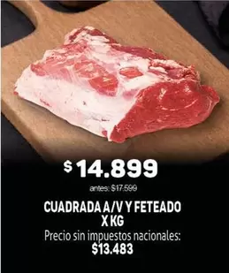 CUADRADA A/V Y FETEADO