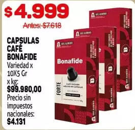 Bonafide - Cápsulas de Café Variedad