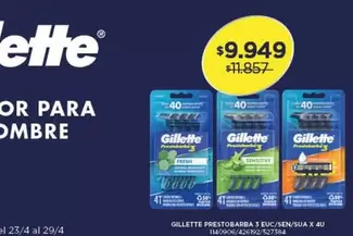 Gillette - PRESTOBARBA 3