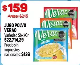 Variedad - JUGO POLVO