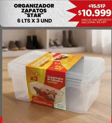 Star - ORGANIZADOR ZAPATOS