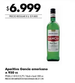 Gancia - Aperitivo americano