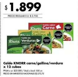 Knorr - Caldo carne/gallina/verdura