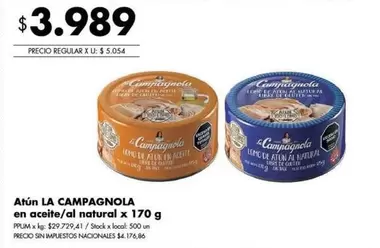 La Campagnola - Atún en aceite/al natural