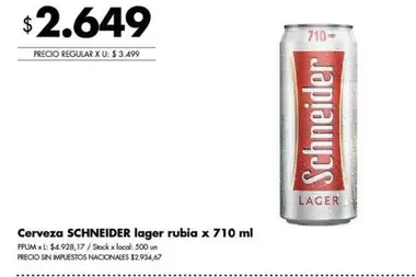 Schneider - Lager Rubia