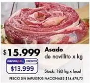 X$ - Asado de novillito