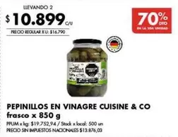 X$ - PEPINILLOS EN VINAGRE