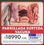 X$ - PARRILLADA SURTIDA VACUNA