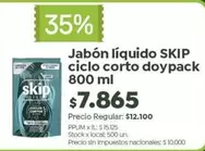 Skip - Jabón líquido ciclo corto doypack