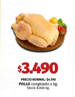 X$ - POLLO congelado