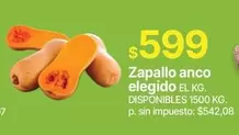 Elegido - Zapallo anco