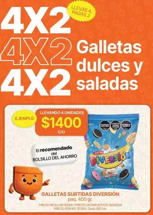 Diversion - Galletas dulces y saladas