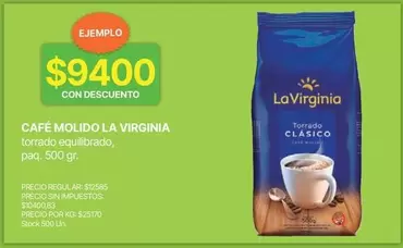 La Virginia - CAFÉ MOLIDO