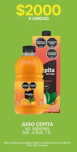 Cepita - Jugo