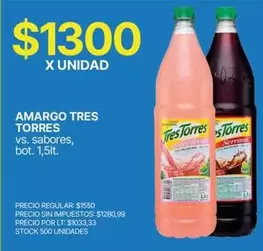Tres Torres - AMARGO TRES TORRES