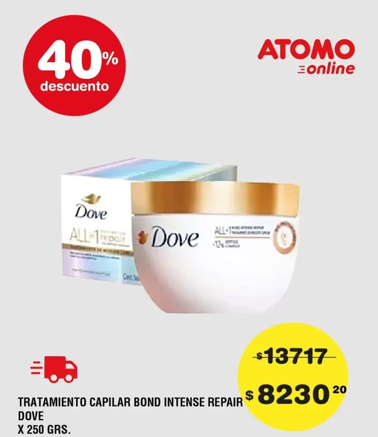 Dove - TRATAMIENTO CAPILAR BOND INTENSE REPAIR
