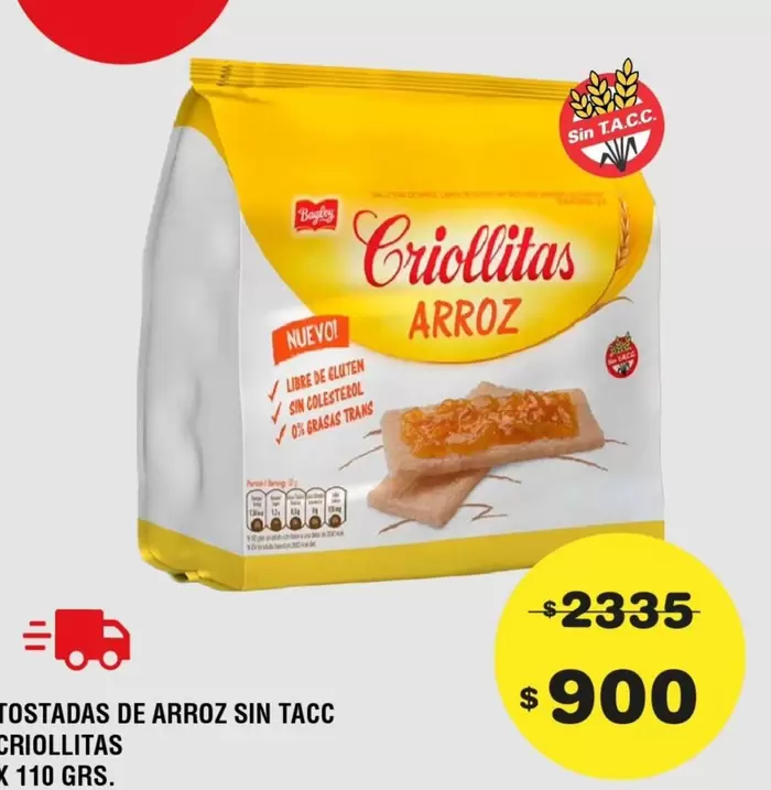 Bagley - Criollitas Arroz