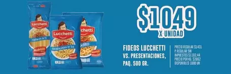 Lucchetti - FIDEOS