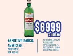 Gancia - APERITIVO AMERICANO