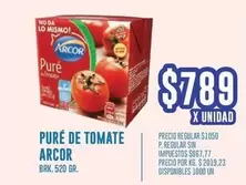 Arcor - Puré de Tomate BRK. 520 GR.