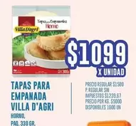 Villa D'agri - TAPAS PARA EMPANADA