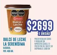 La Serenísima - Dulce de Leche