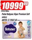 Babysec - Pañal  Hiper Premium Soft selecc
