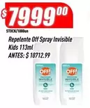 Off - Repelente Invisible Kids