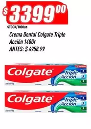 Colgate - Crema Dental Triple Acción
